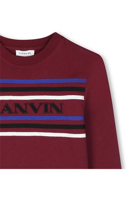 T-shirt con ricamo LANVIN KIDS | N30429955